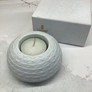 NEW! Lladro Fragrances Scented Votive Candle & Porcelain Holder Gift Set LUXURY